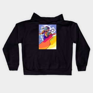 Tengen Uzui Wpap Art Kids Hoodie